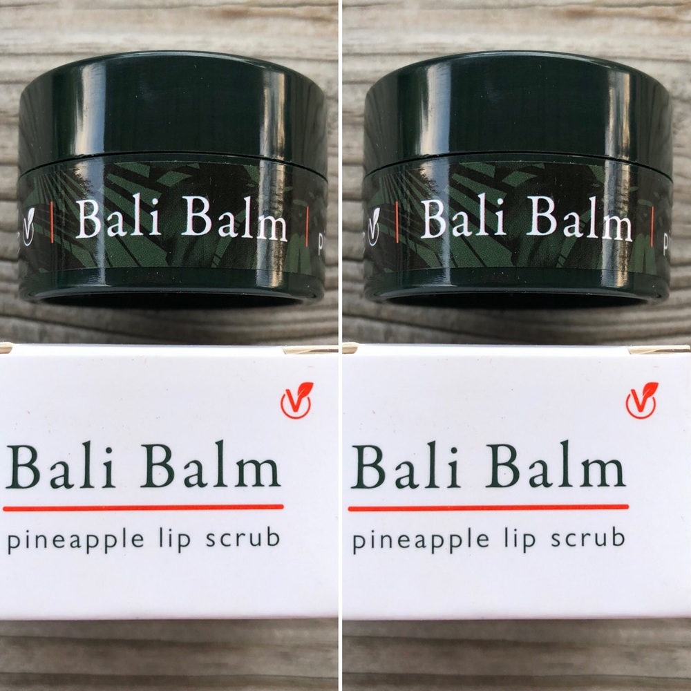 2x BALI BALM Pineapple Lip Scrub